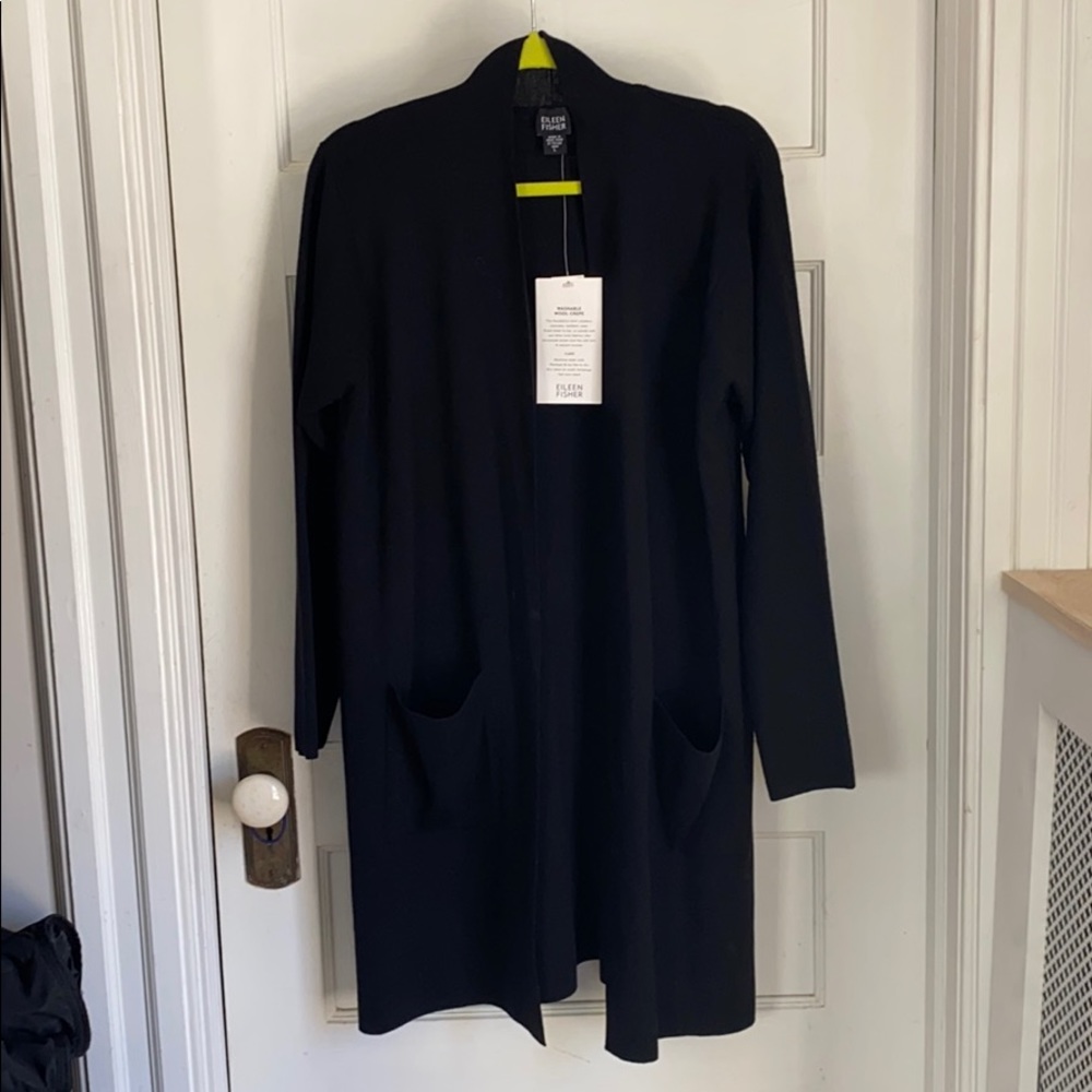 Eileen Fisher Washable Wool Crepe Sweater